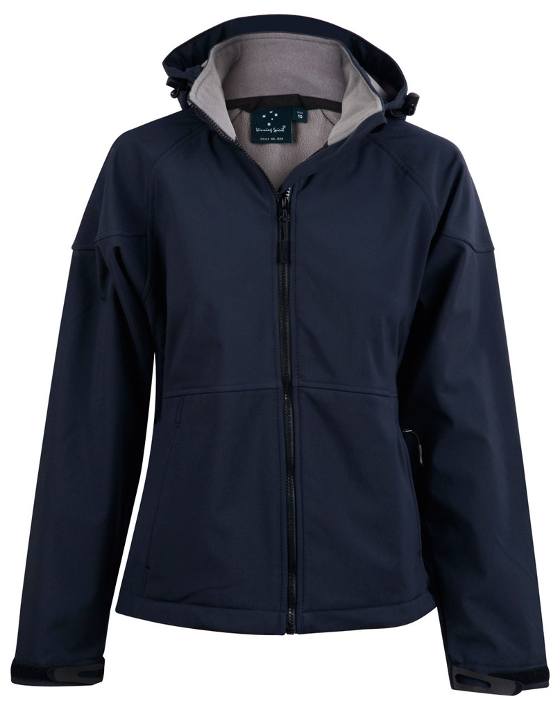 Ladies’ Softshell Full Zip Hoodie