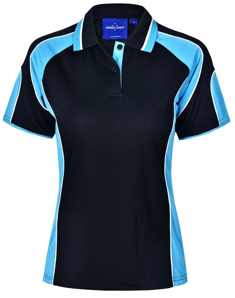 Ladies’ Cooldry Contrast Polo With Sleeve Panel