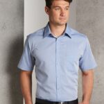 Men’s Fine Chambray Short Sleeve Shirt