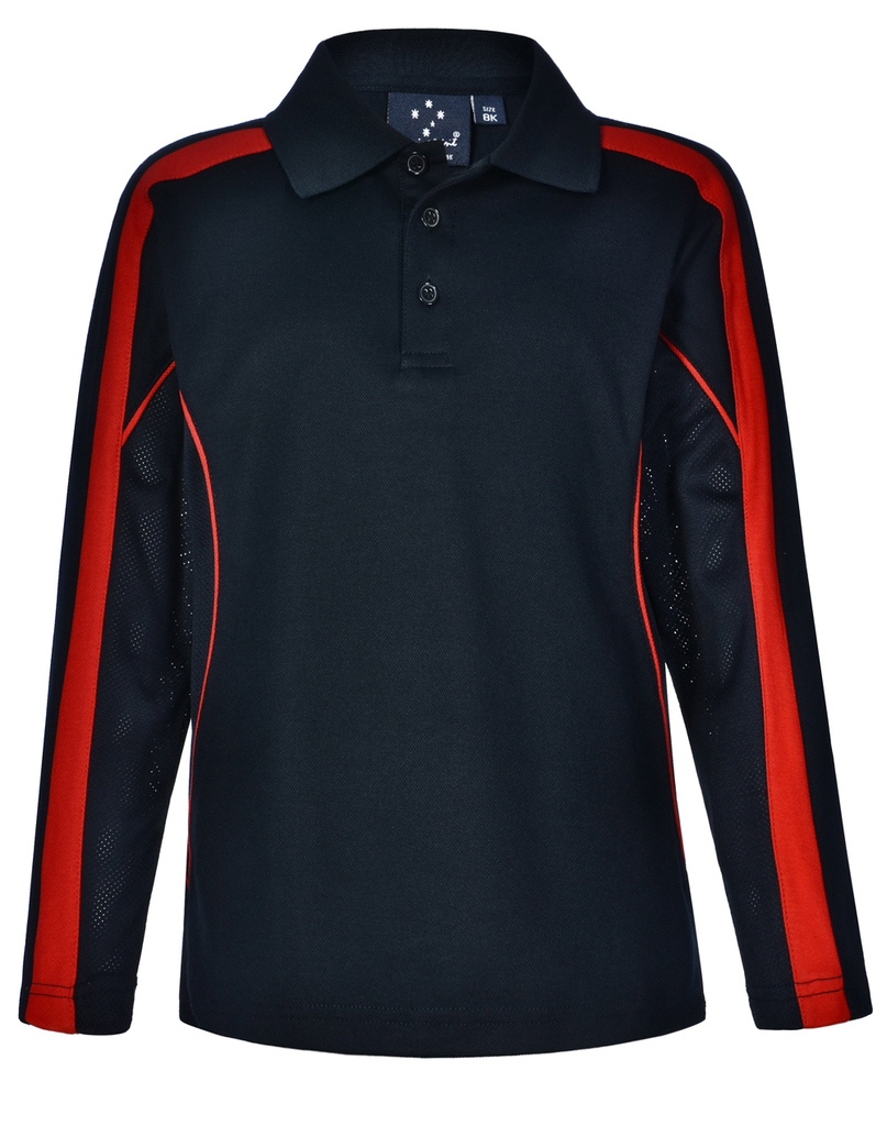 Kids’ Truedry Long Sleeve Polo