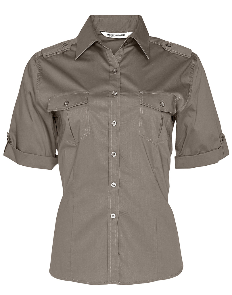 Women’s Short Sleeve Military Shirt