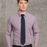 Men’s Two Tone Mini Check L/S Shirt