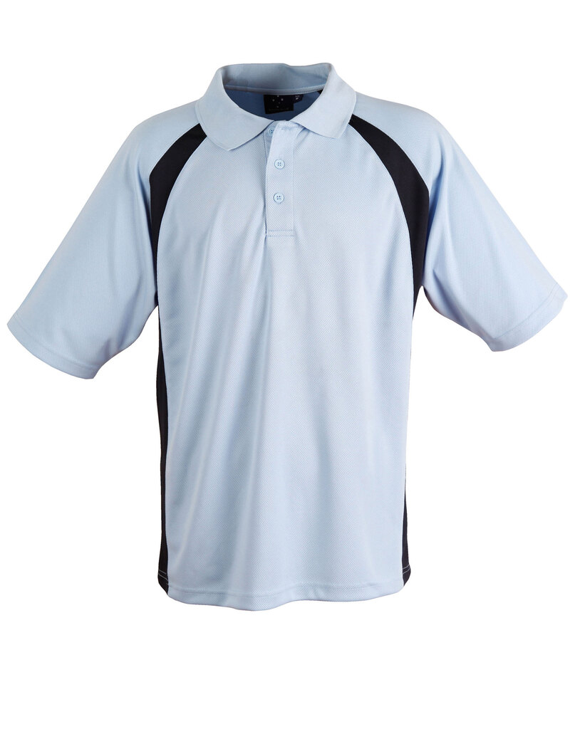 Men’s Cooldry Micro-Mesh Contrast Colour Polo