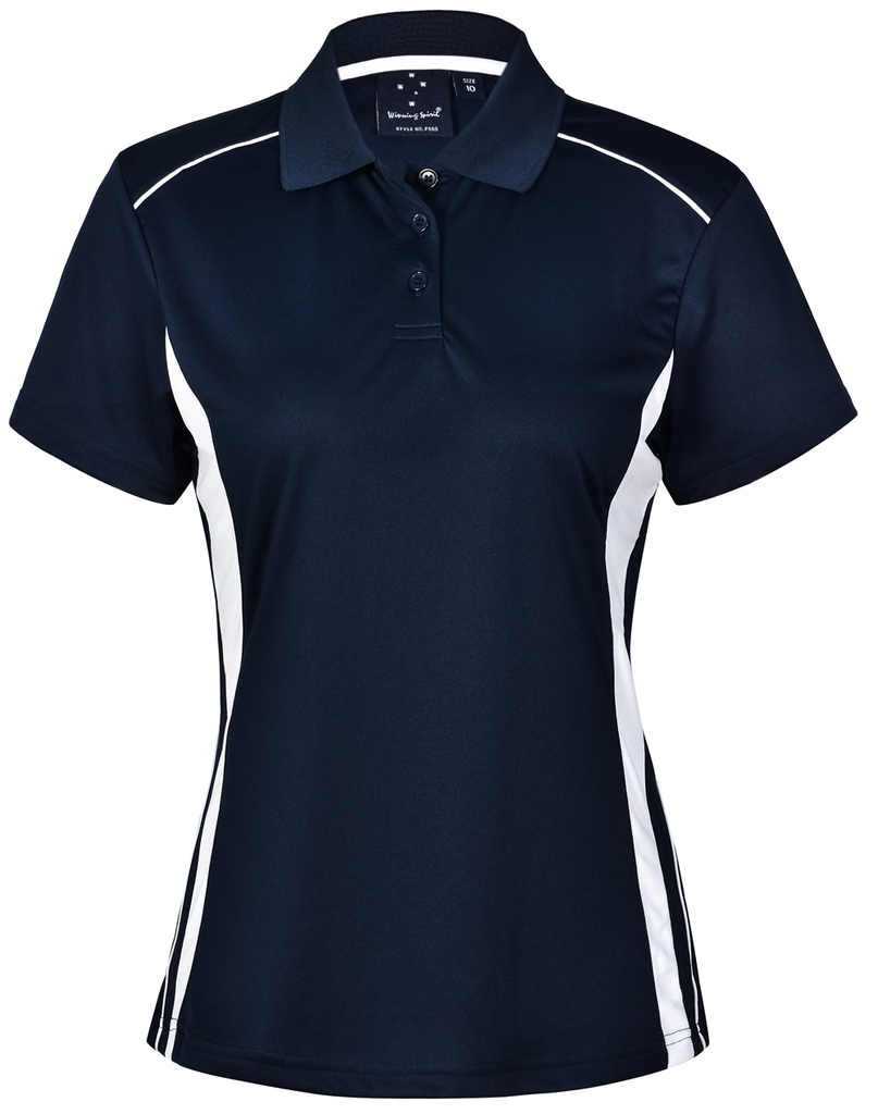 Ladies’ Cooldry S/S Contrast Interlock Polo