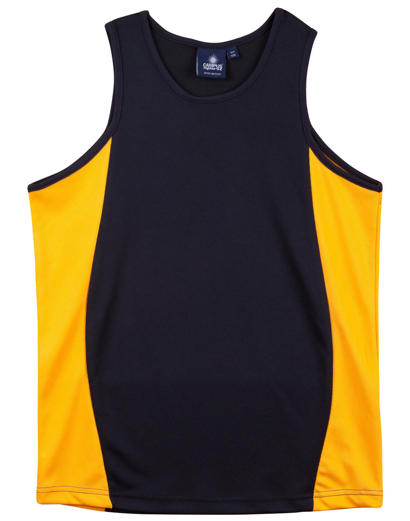 Kid’s Truedry Contrast Mesh Singlet