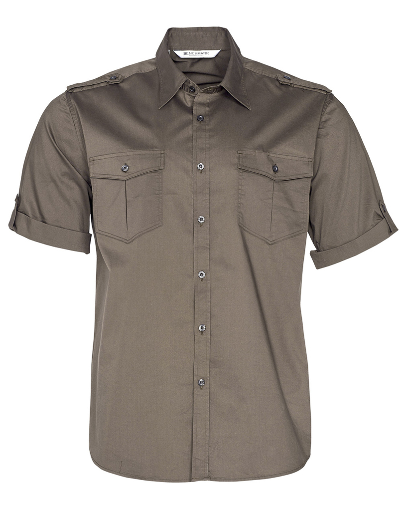 Men’s Short Sleeve Military Shirt