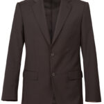 Men’s Two Buttons Jacket In Wool Stretch