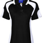 Ladies’ Cooldry Contrast Polo With Sleeve Panel