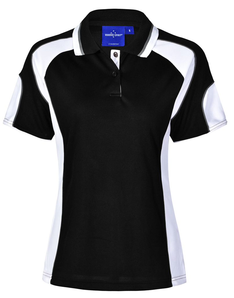 Ladies’ Cooldry Contrast Polo With Sleeve Panel