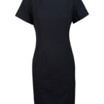 Ladies’ Poly/Viscose Stretch, Short Sleeve Dress