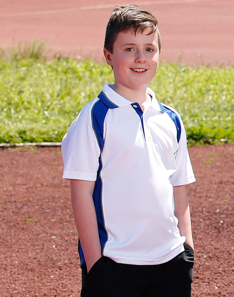 Kids’ Mini Waffle Cooldry Polo