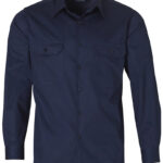 Cool-Breeze Cotton Long Sleeve Work Shirt