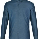Men’s Pin Dot Stretch L/S Shirt