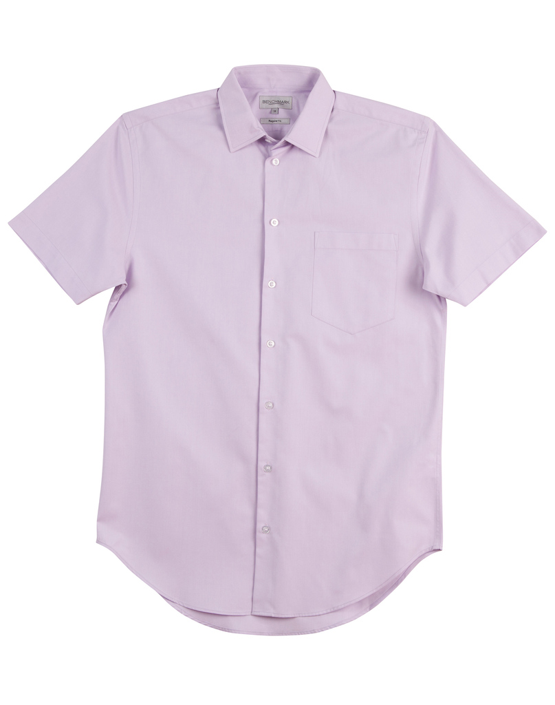 Mens Cvc Oxford S/S Shirt