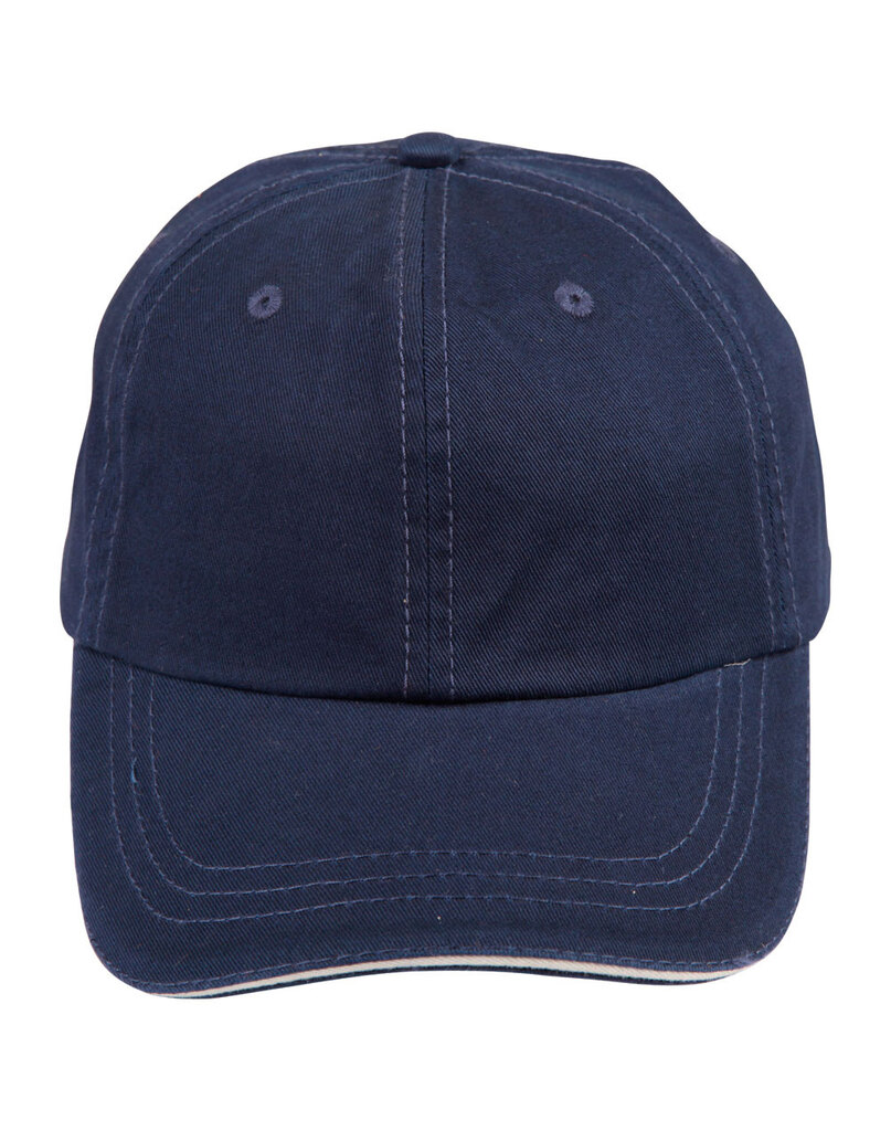 Washed Polo Cotton Unstructured Cap Sandwich Cap