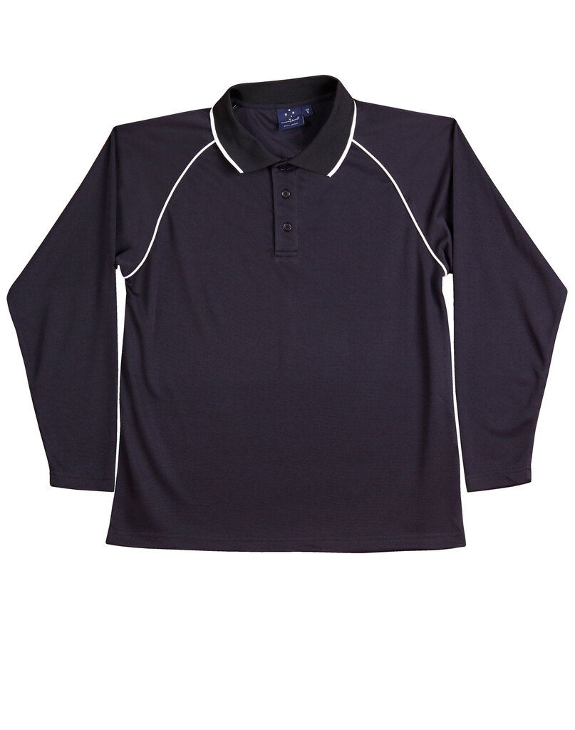 Men’s Cooldry Raglan L/S Polo