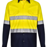Hi-Vis Cool-Breeze Safety L/S Shirt (Generic Tape)