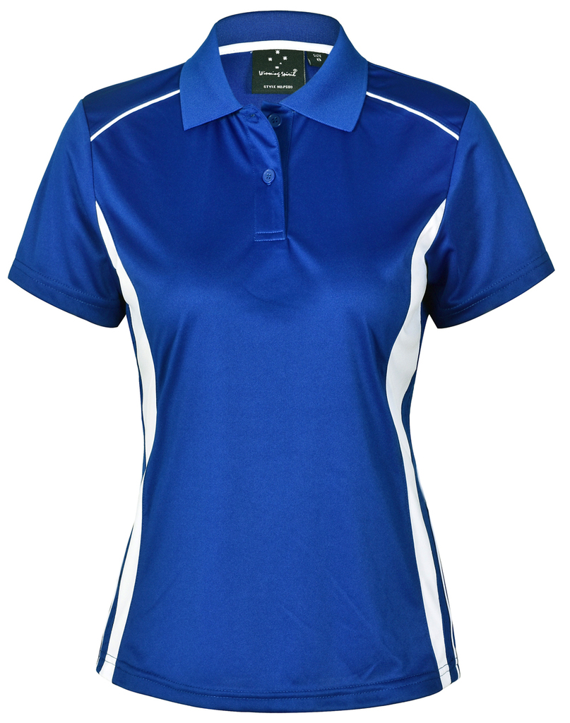 Ladies’ Cooldry S/S Contrast Interlock Polo
