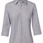 Women’s Fine Stripe 3/4 Sleeve Shirt
