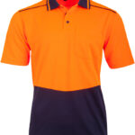 Unisex Hi-Vis Bamboo Charcoal S/S Polo