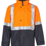 Hi-Vis Two Tone Rain Proof Safety Jacket With 3m Tapes