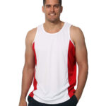 Men’s Truedry Contrast Mesh Singlet