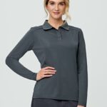 Ladies’ Bamboo Charcoal L/S Polo
