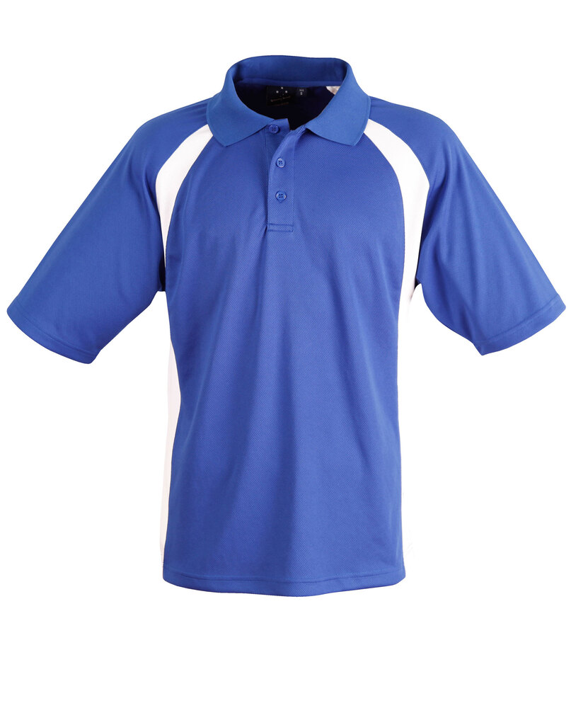 Men’s Cooldry Micro-Mesh Contrast Colour Polo