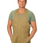 Men’s Cotton Drill Action Back Overall-Stout