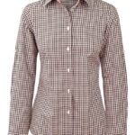 Women’s Gingham Check Roll-Up L/S Shirt