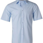 Men’s Pin Stripe Short Sleeve Shirt