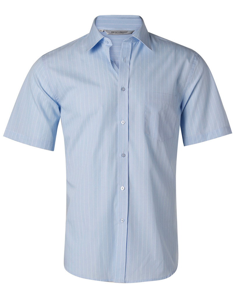 Men’s Pin Stripe Short Sleeve Shirt