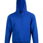 Kids’ Close Front Contrast Fleecy Hoodie