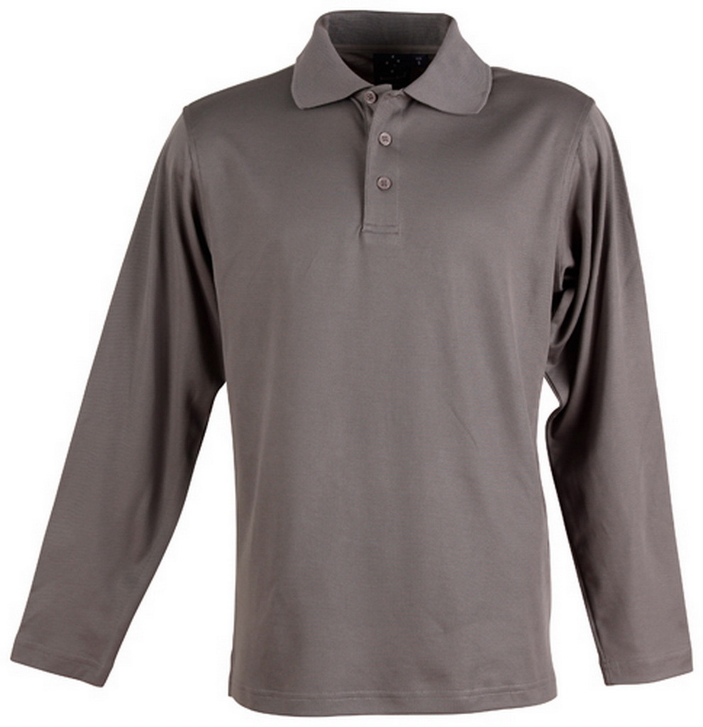 Men’s Cotton Back Truedry L/S Polo