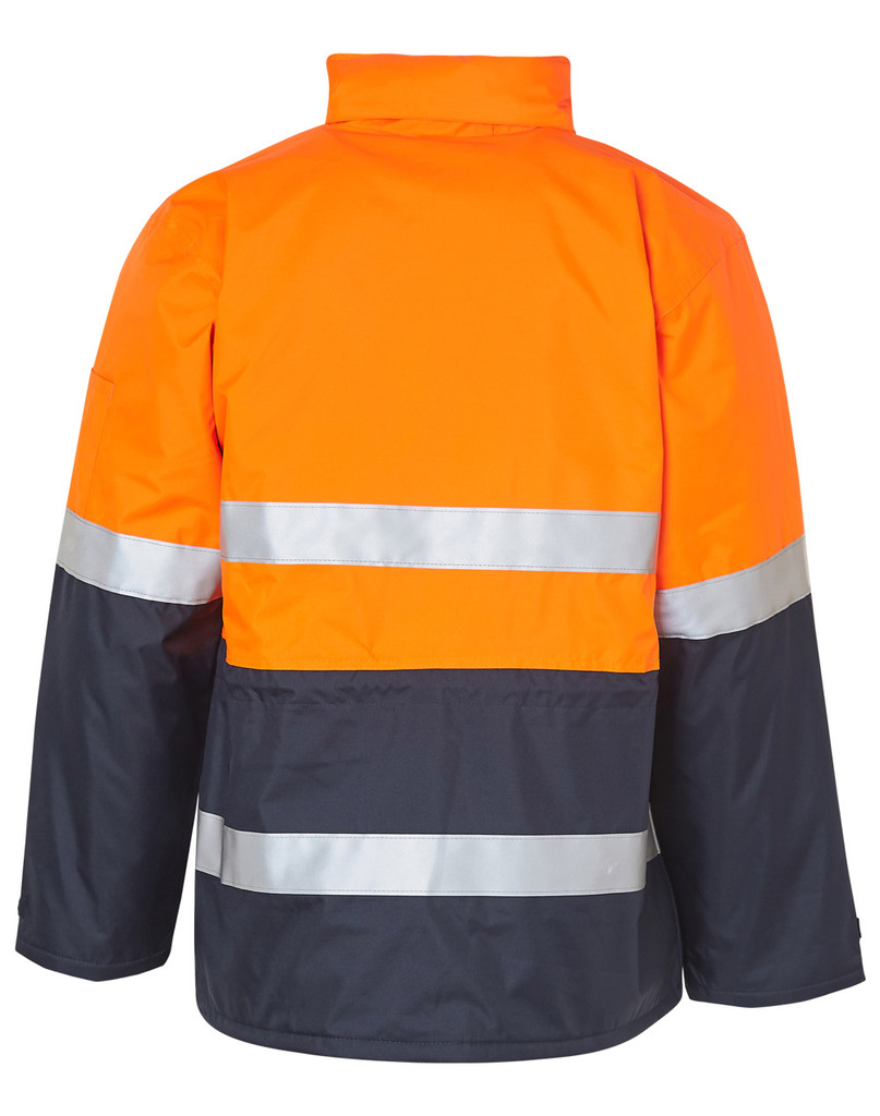 Hi-Vis Long Line Safety Jacket With 3m Tapes