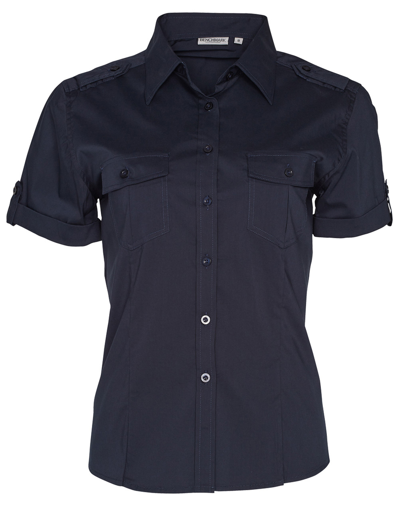 Women’s Short Sleeve Military Shirt