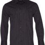 Men’s Dobby Stripe Long Sleeve Shirt
