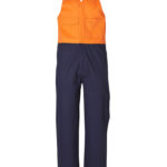 Hi-His Two Tone Men’s Cotton Drill Action Back Overall-Regular