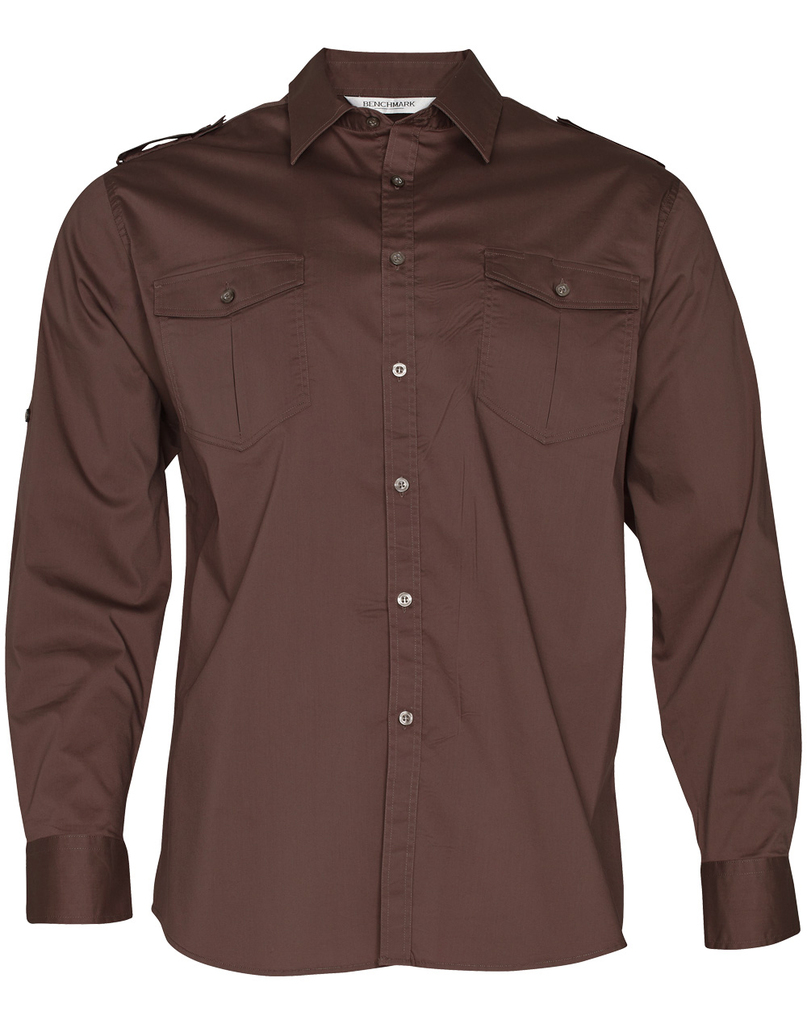 Men’s Long Sleeve Military Shirt
