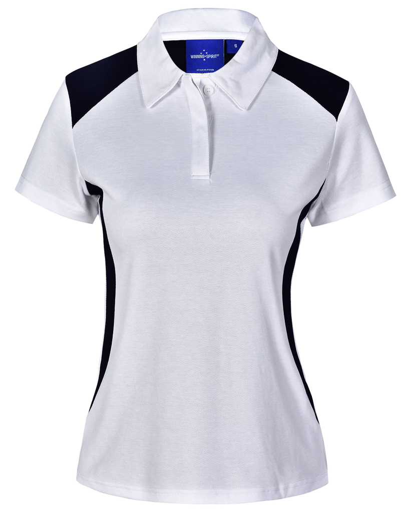 Ladies TrueDry Short Sleeve Contrast Polo