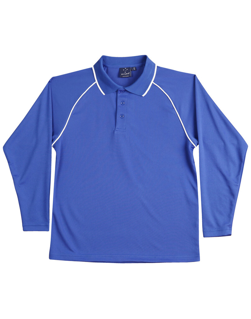 Men’s Cooldry Raglan L/S Polo