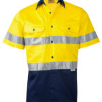 Men’s Hi-Vis Cool Breeze Safety S/S Shirt (3m Tape)