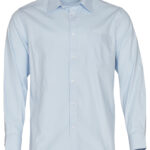 Men’s Mini Herringbone Long Sleeve Shirt