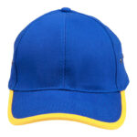 Heavy Brushed Cotton Peak & Back Trimp Cap
