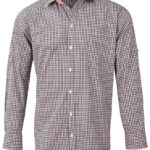 Men’s Gingham Check Roll-Up L/S Shirt