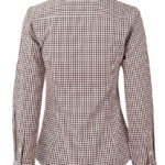 Women’s Gingham Check Roll-Up L/S Shirt