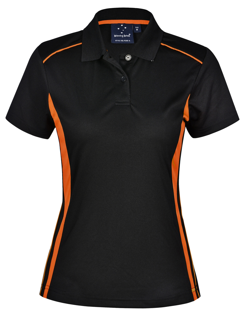 Ladies’ Cooldry S/S Contrast Interlock Polo