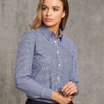 Ladies’ Two Tone Check L/S Shirt