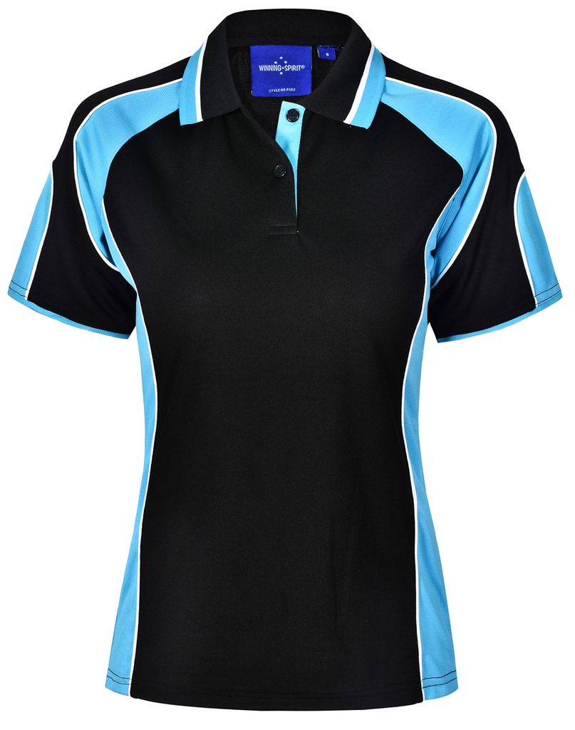 Ladies’ Cooldry Contrast Polo With Sleeve Panel