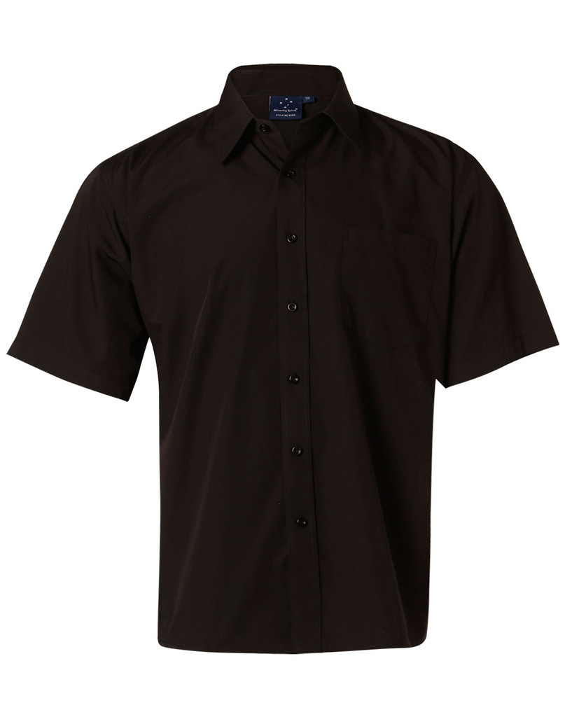 Man’s Poplin Shirt,Short Sleeve